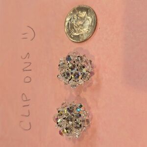 Vintage signed laguna clip on earrings